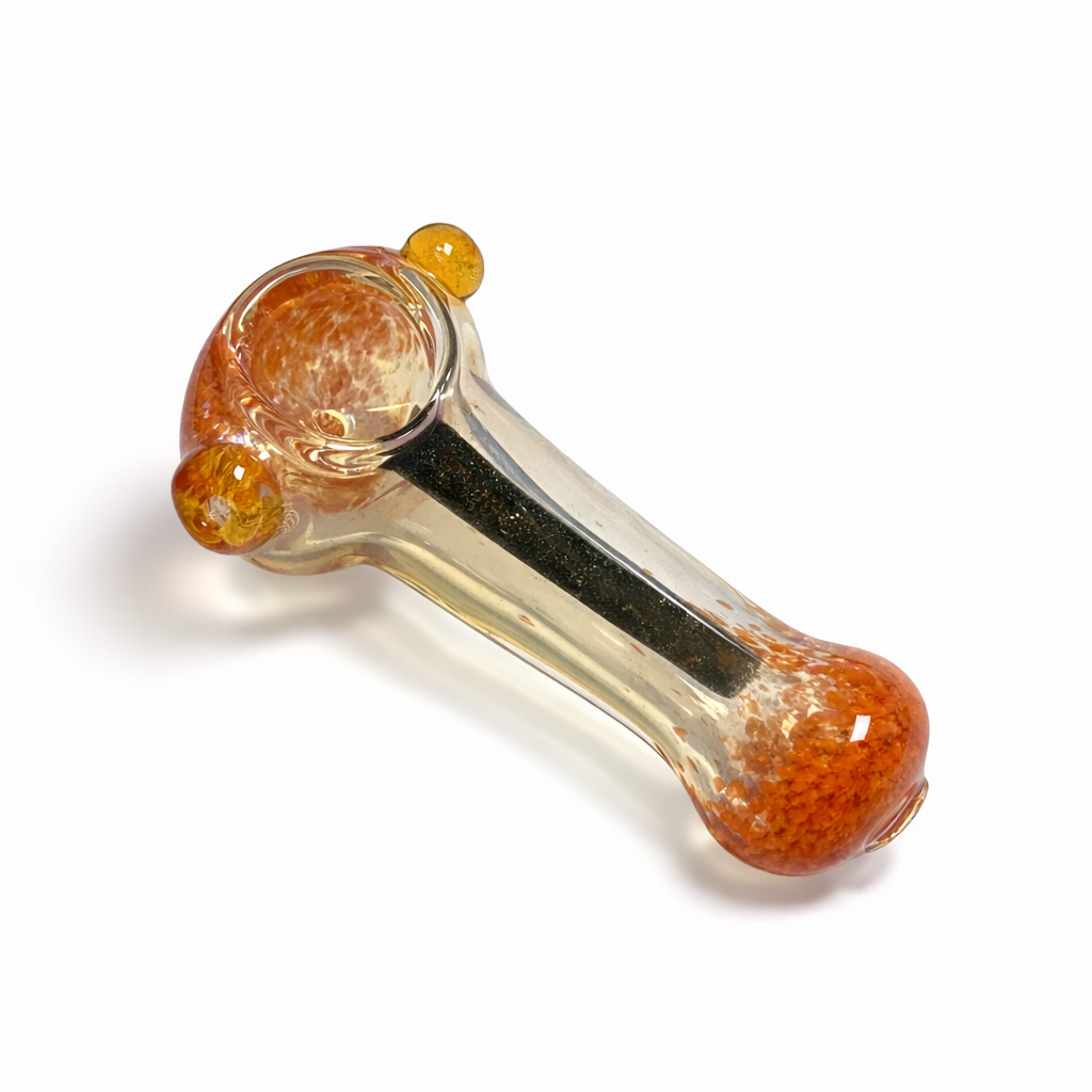2.5" Double Glass Pipe – 2-Pack (Assorted Mixed Colors)