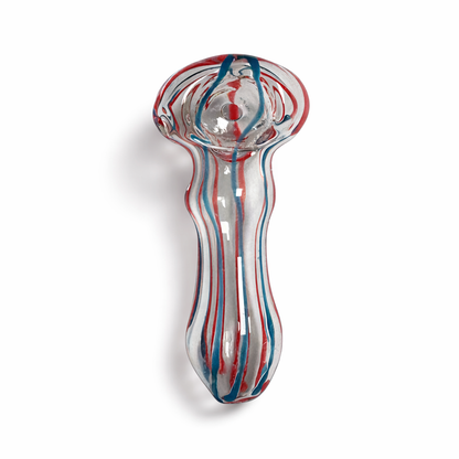 2.5" Double Glass Pipe – 2-Pack (Assorted Mixed Colors)