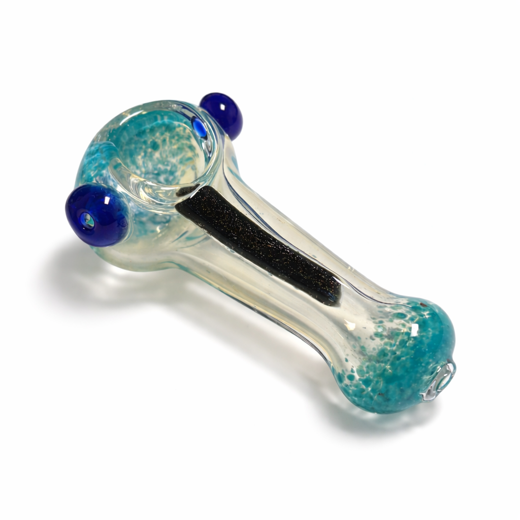 2.5" Double Glass Pipe – 2-Pack (Assorted Mixed Colors)