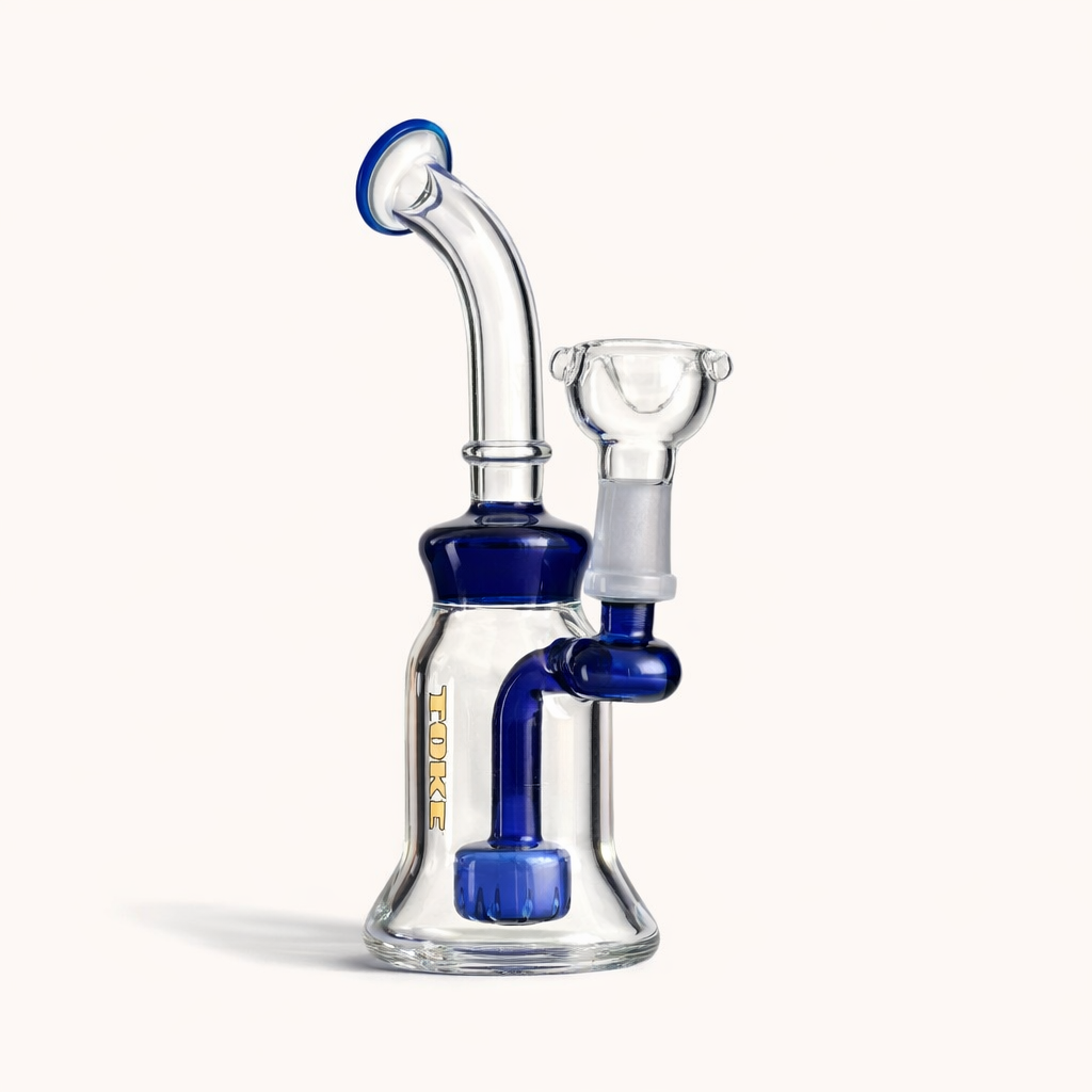 Toke | 8" Glass Dab Rig with Circ Perc