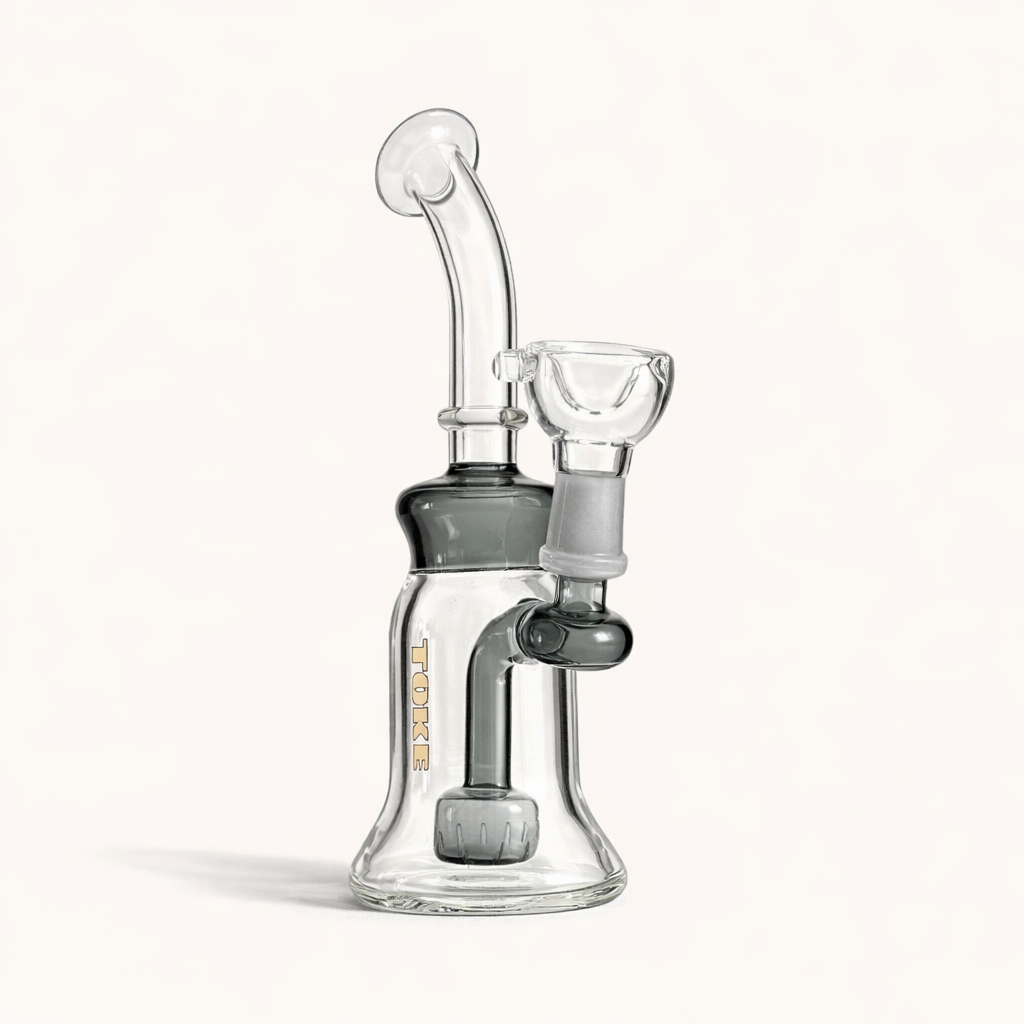 Toke | 8" Glass Dab Rig with Circ Perc