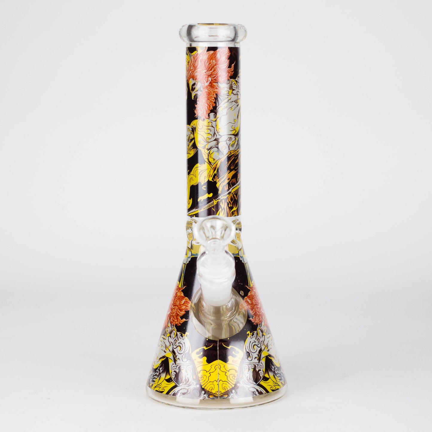 10" Myth Design Glass Beaker Bong