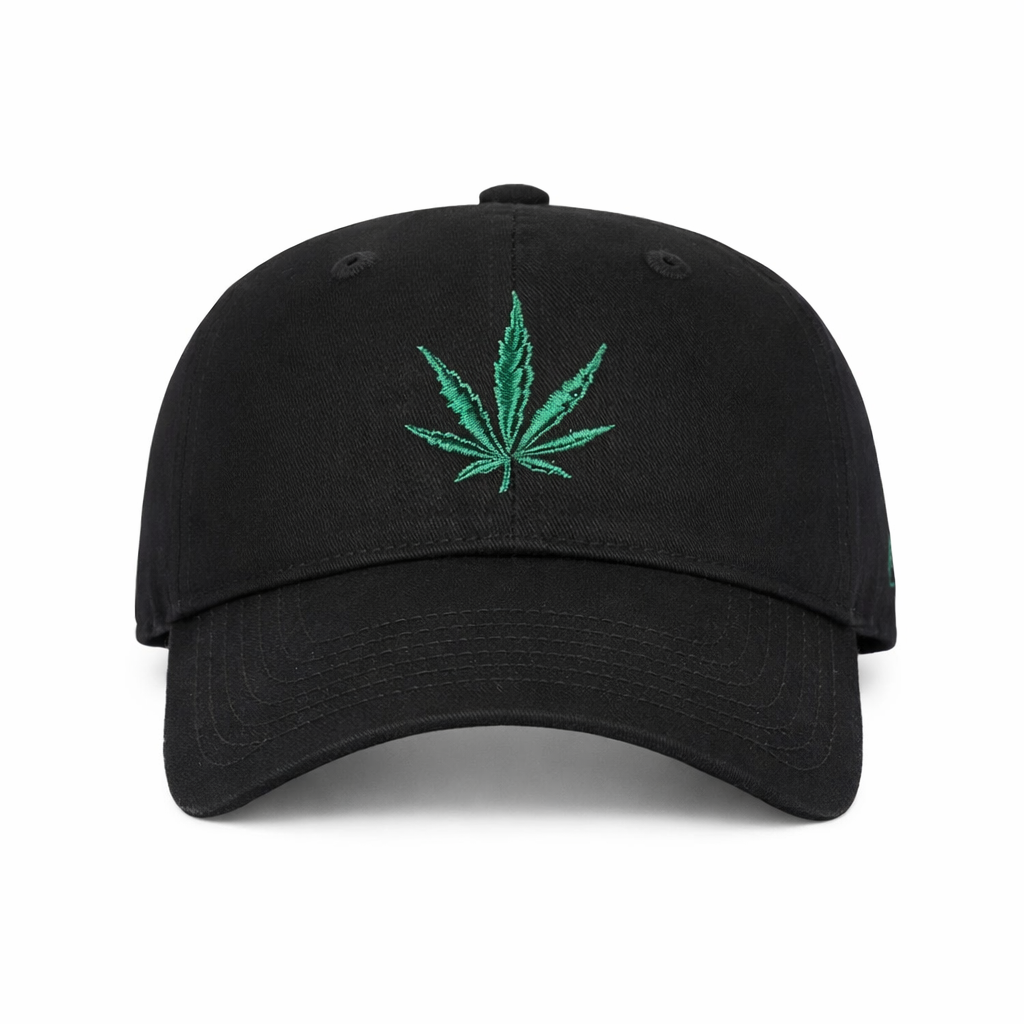 Mid Crown Embroidered 420 Leaf Cap – Classic Street Fit