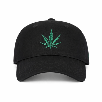 Mid Crown Embroidered 420 Leaf Cap – Classic Street Fit