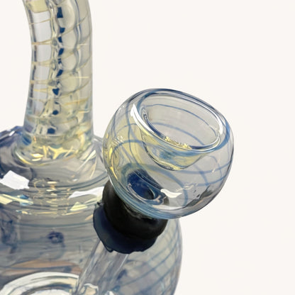 5" Swirl Pattern Mini Glass Dab Rig