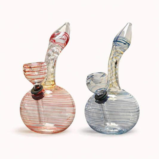 5" Swirl Pattern Mini Glass Dab Rig