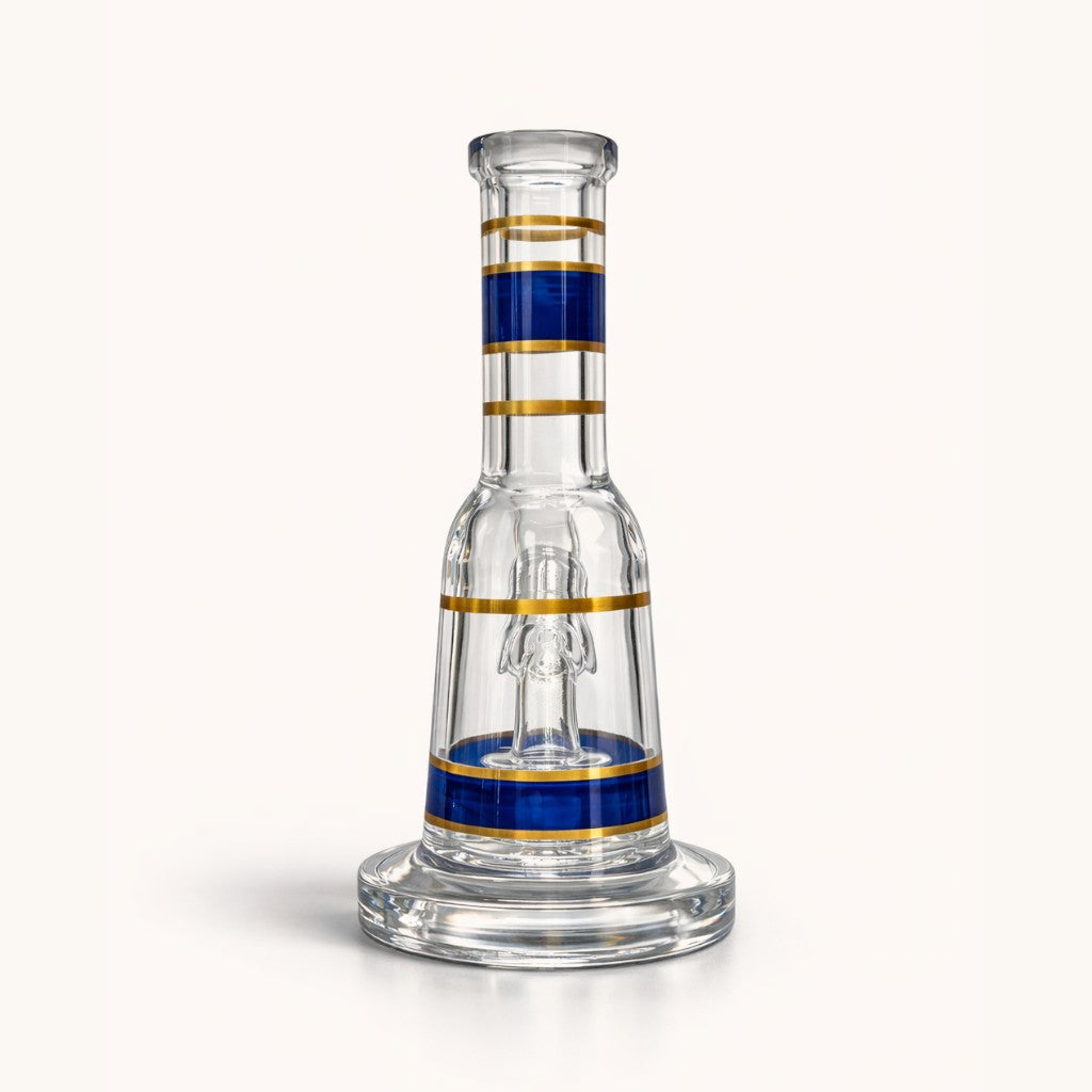 Mini Crown 6” Circ Perc Glass Rig