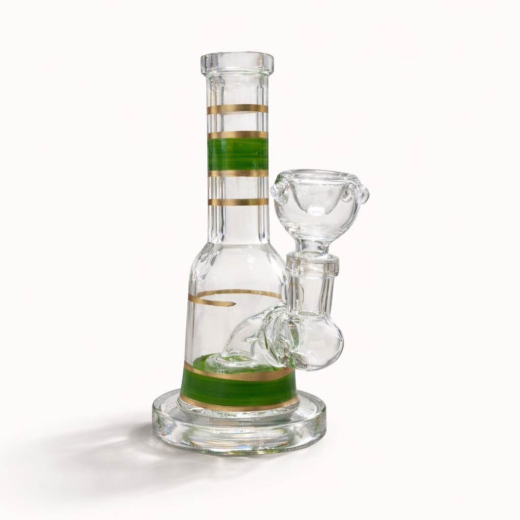 Mini Crown 6” Circ Perc Glass Rig