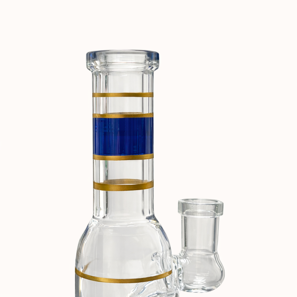 Mini Crown 6” Circ Perc Glass Rig