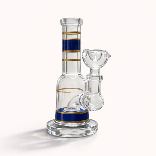 Mini Crown 6” Circ Perc Glass Rig