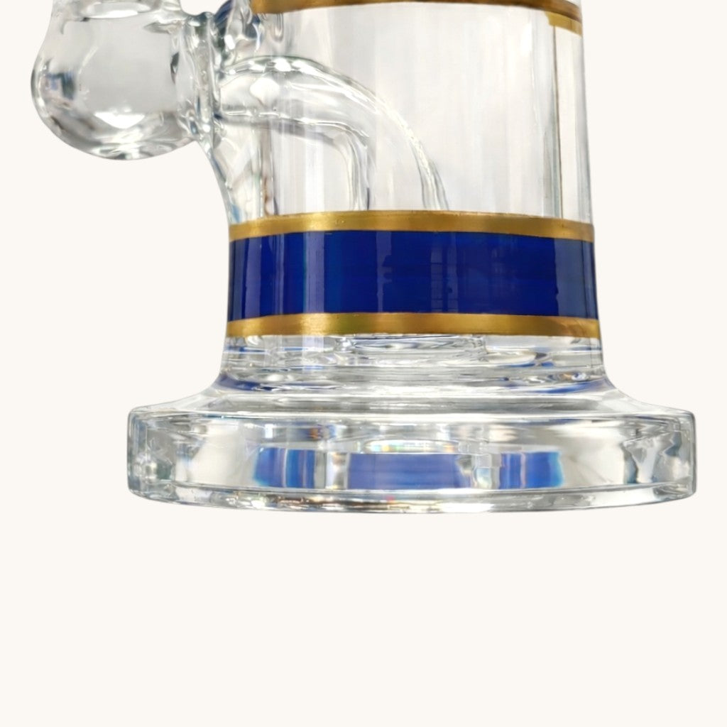 Mini Crown 6” Circ Perc Glass Rig