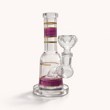 Mini Crown 6” Circ Perc Glass Rig