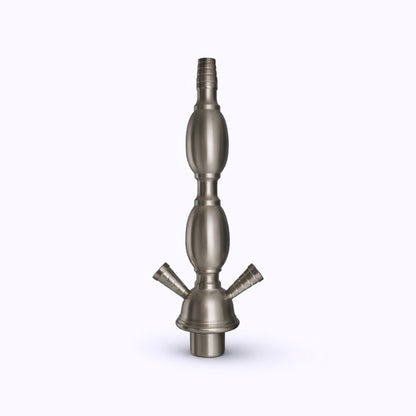 18" Traditional Dual Hose Glass Hookah – Classic Engraved Design