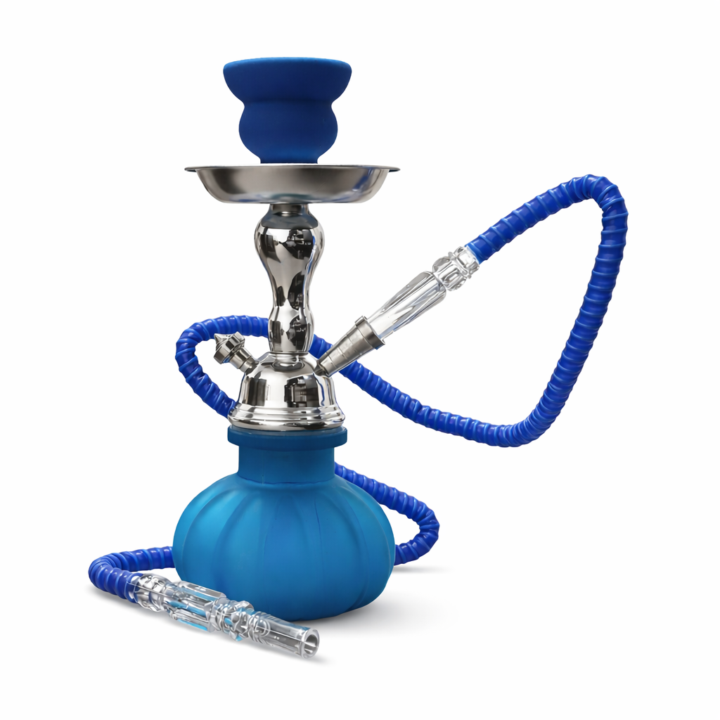 10" Compact Glass Hookah Set