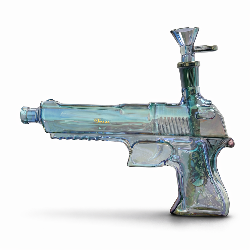 Fortune | 8″ Desert Eagle Electroplated Waterpipe