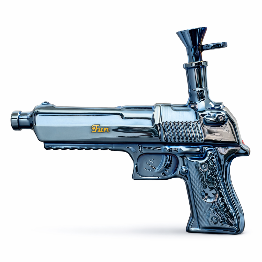 Fortune | 8″ Desert Eagle Electroplated Waterpipe