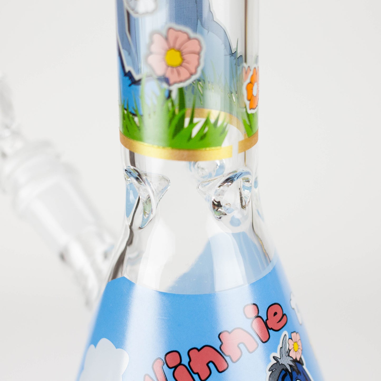 10" Cute Animals Design Glass Beaker Bong