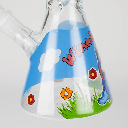 10" Cute Animals Design Glass Beaker Bong