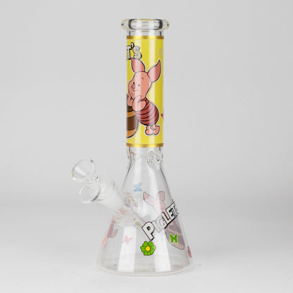 10" Cute Animals Design Glass Beaker Bong