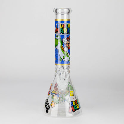 10" Carton Hero Design Glass Beaker Bong