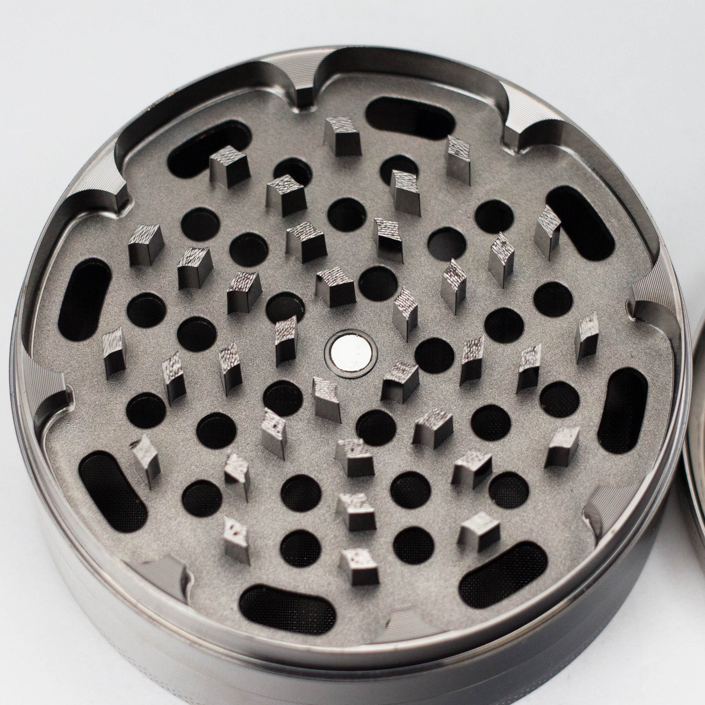 Zinc Gun Metal HIT Grinder 100mm 4pts