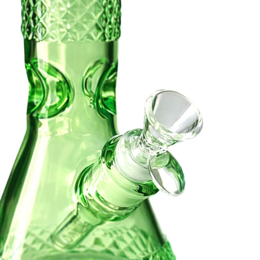 12.5” Diamond Beaker Bong – 7mm Thick Glass w/ Gift Box