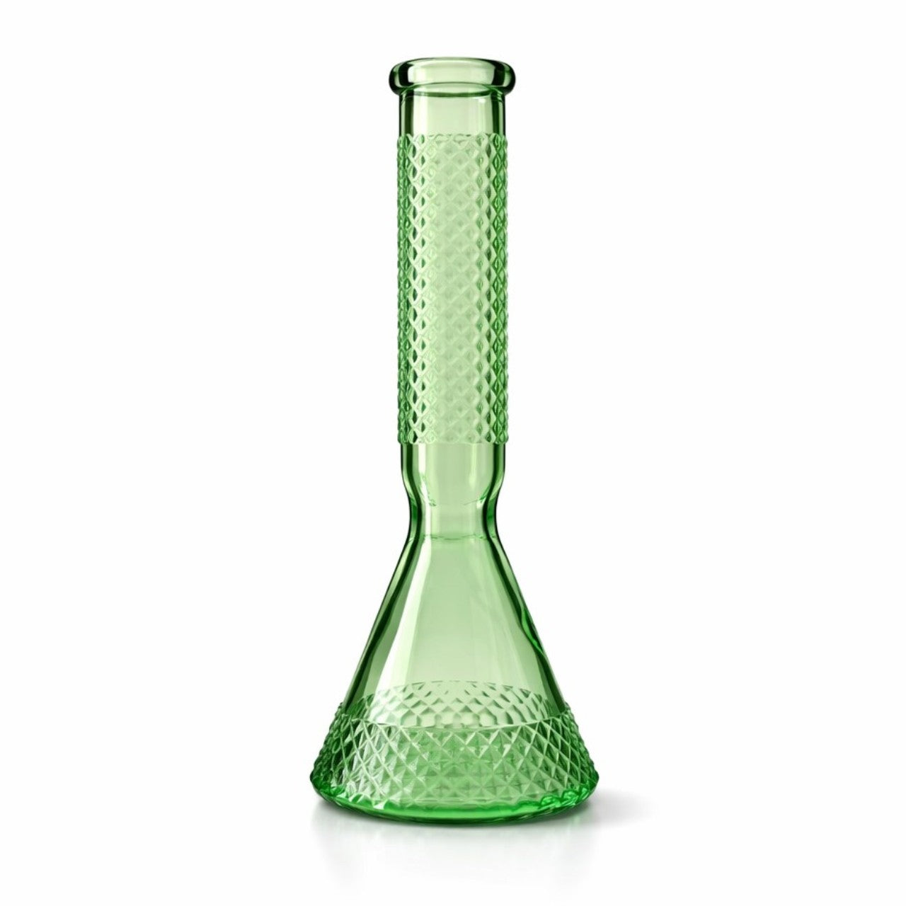 12.5” Diamond Beaker Bong – 7mm Thick Glass w/ Gift Box
