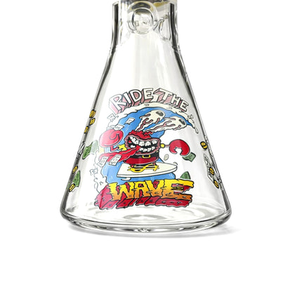 Chaos Collage 10” Graphic Beaker Bong