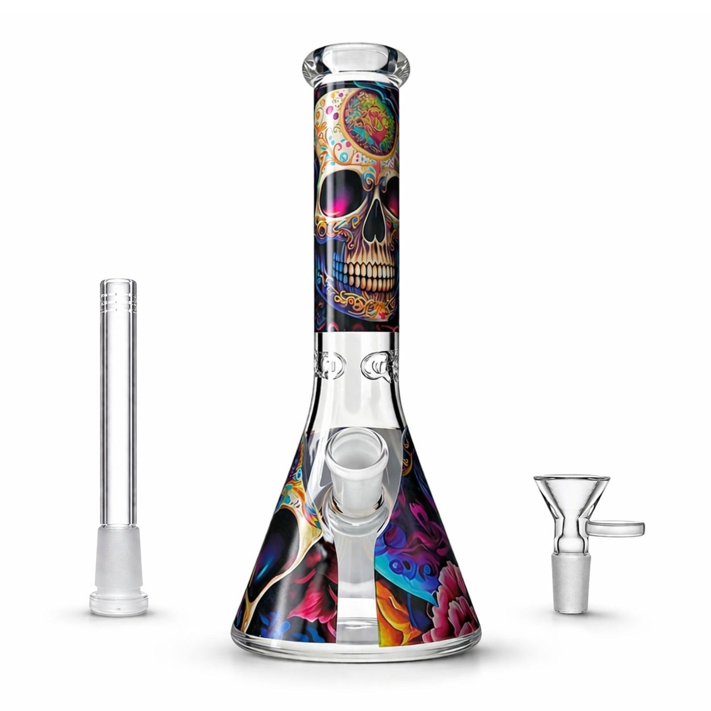 Vibe Series 10” Graphic Beaker Bong