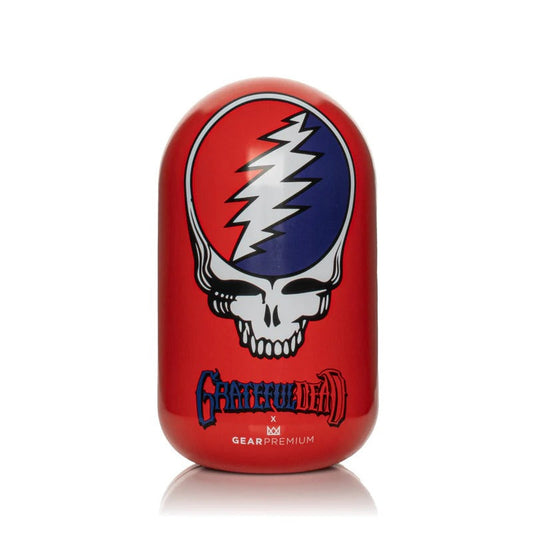 Grateful Dead x GEAR Premium® | 5.5" Steal Your Face Sherlock Hand Pipe In Collectible Tin
