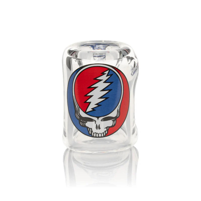 Grateful Dead x GEAR Premium® | 5.5" Steal Your Face Sherlock Hand Pipe In Collectible Tin