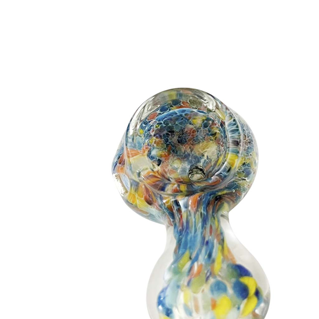 StripeWave 3" Glass Pipe-Assorted Design& Colours-2CT
