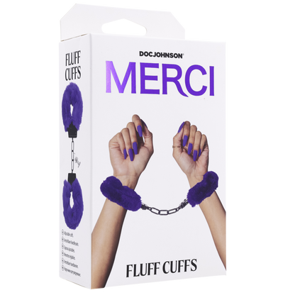 Merci Fluff Cuffs Violet