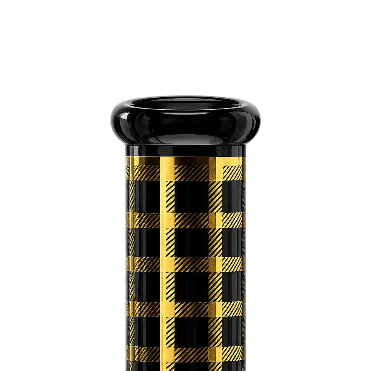 12.5" Plaid Beaker Bong with Gift Box