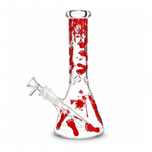 10" Blood Splatter Beaker Bong