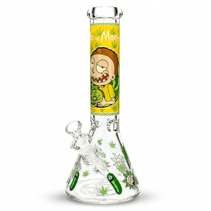 14" 7mm Interdimensional Glow Beaker Bong