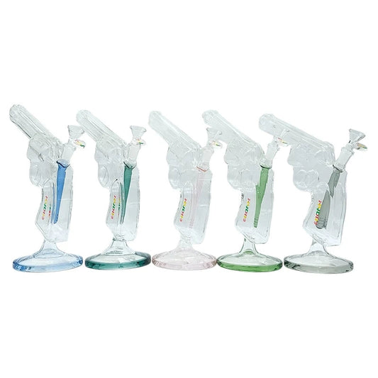 9" Revolver-Shaped Glass Water Pipe (MST153)