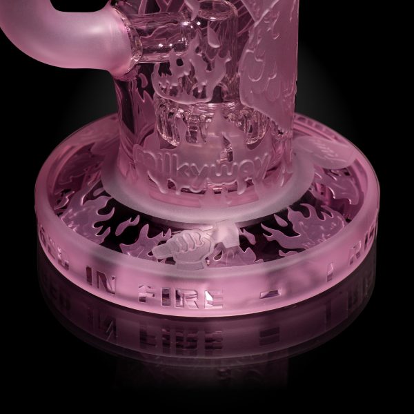 Phoenix: Forged in Fire 6″ Pink Cancer Dab Rig