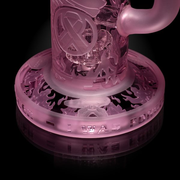 Phoenix: Forged in Fire 6″ Pink Cancer Dab Rig