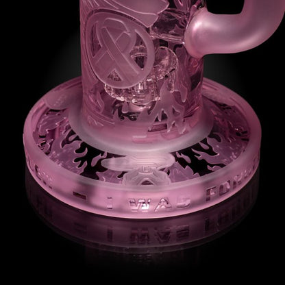 Phoenix: Forged in Fire 6″ Pink Cancer Dab Rig