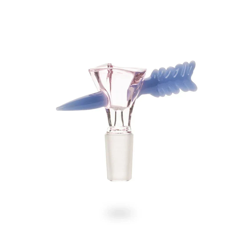Red Eye Glass 14mm Pink Cupids Arrow Bowl