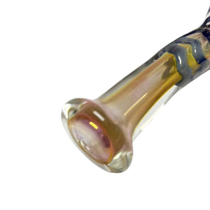 5.5" Fumed Twisted Glass Sherlock Pipe