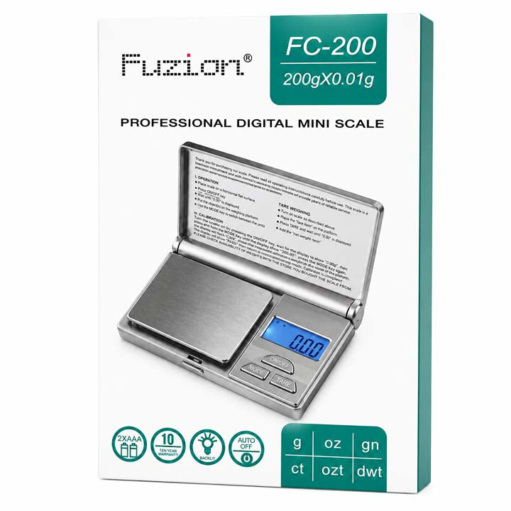 Fuzion FC-200 Professional Digital Mini Scale 200*0.01g