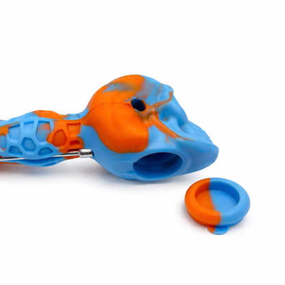 4.5" Skull Head Silicone pipe