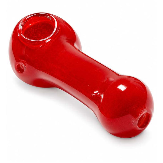 4.5" Classic Glass Spoon Pipe-Red