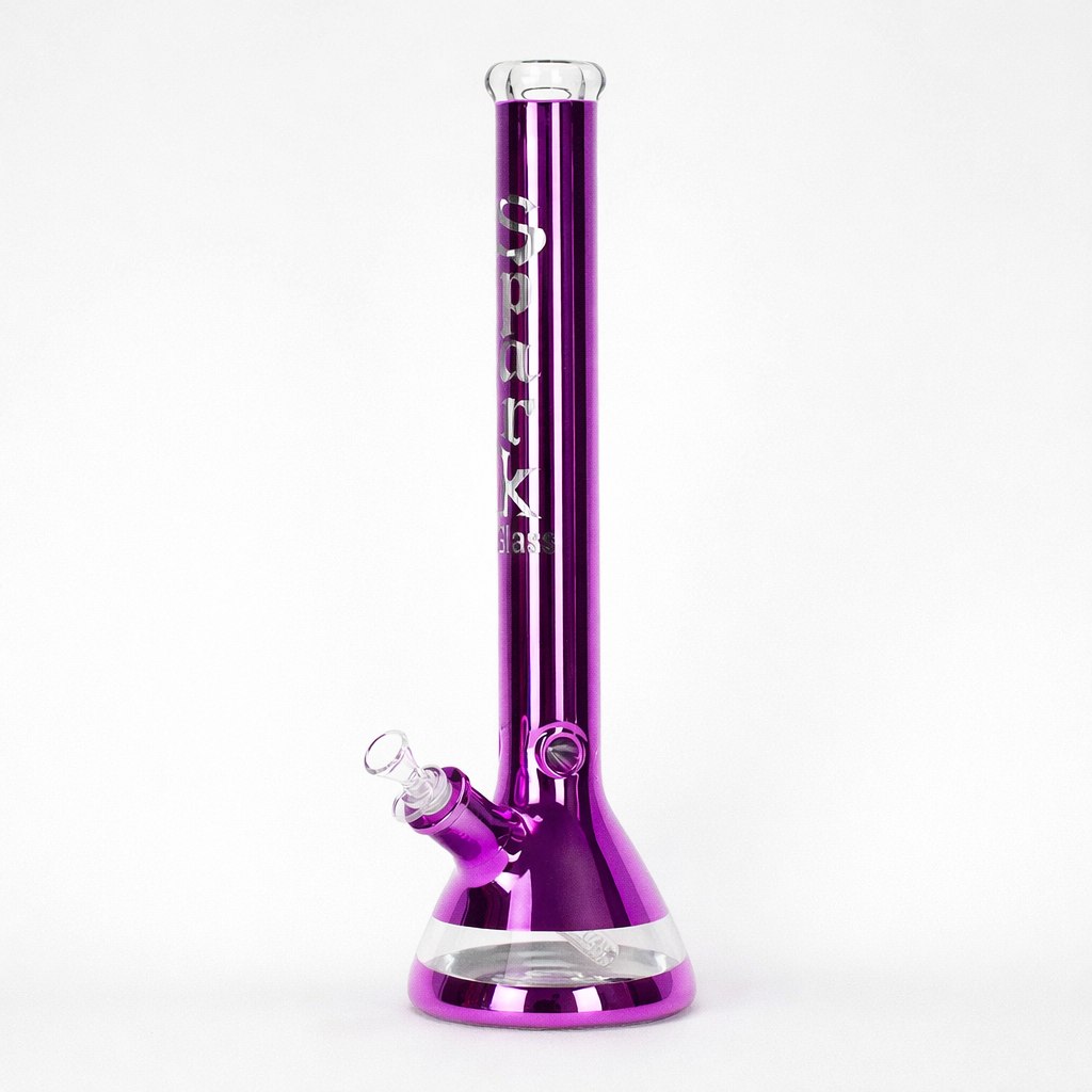 SPARK | 18" 7 mm metallic classic beaker bong