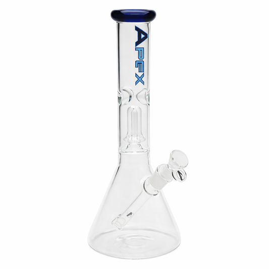 Apex | 12" Full Size Single Dome Perculator Beaker Glass Bong