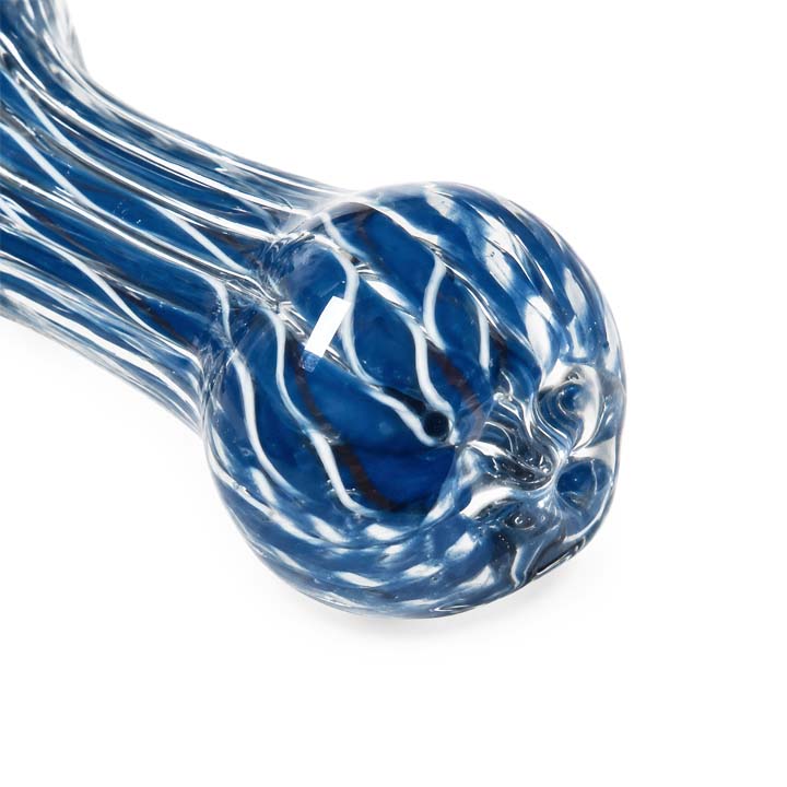 3.75" Assorted Swirl Glass Hand Pipe-2CT