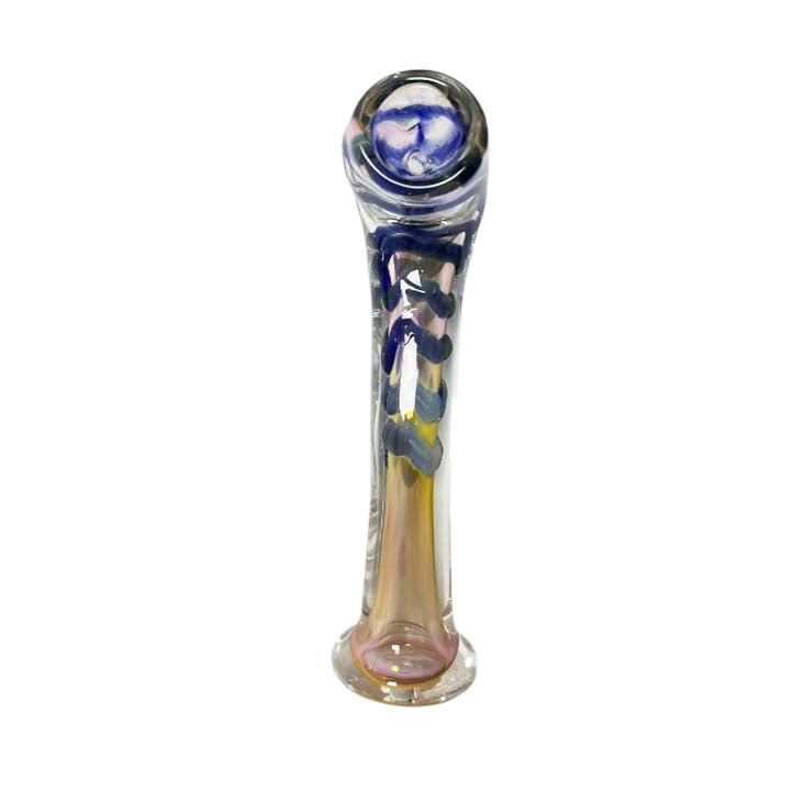 5.5" Fumed Twisted Glass Sherlock Pipe