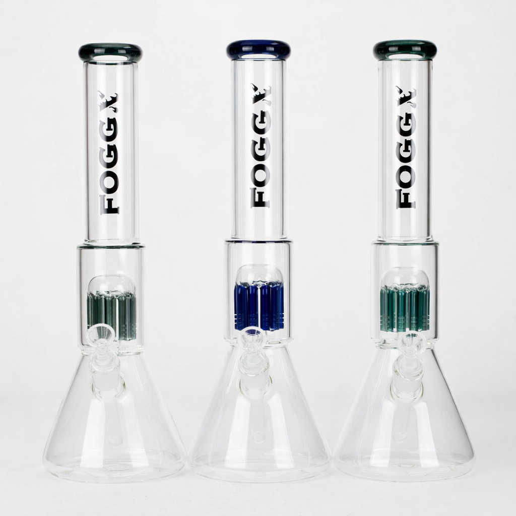 FOGGX | 17" Pirelli Percolator Glass Water Pipe [FT1896 ATS]